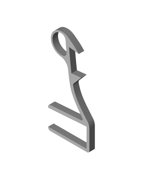 Child/Pet Door Lock - aka Ninjalock 3d model