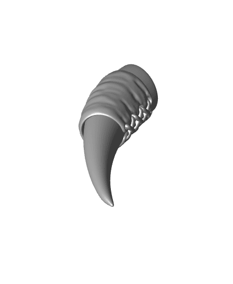 Viking Horn Shot Glass Holder 3d model