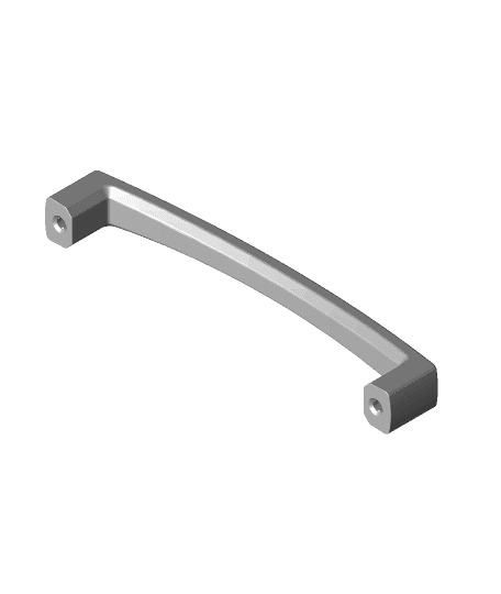 Kitchen Cupboard Door Handle 128 3d model