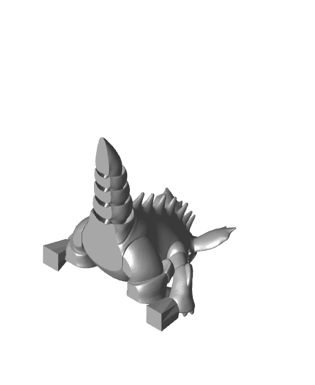 Articulating Nidoking - Pokemon 3d model