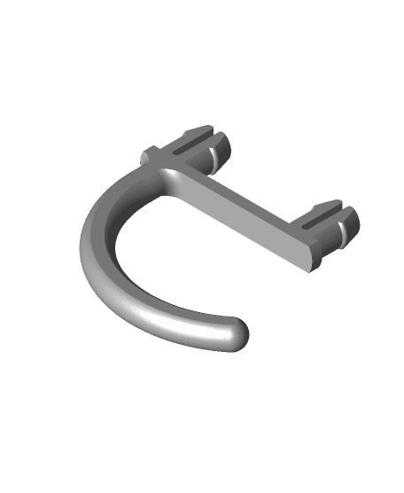 Peg Anything // Tough Large Hook 3d model