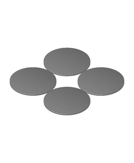 Hex Coasters 3d model