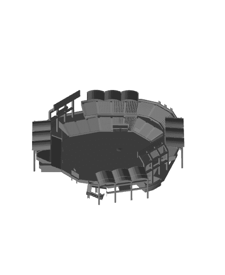 Mario Superstar Baseball Stadium 3d model