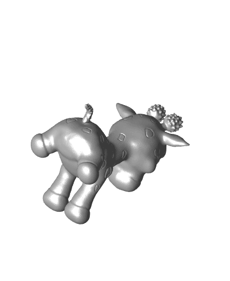 baby giraffe 3d model