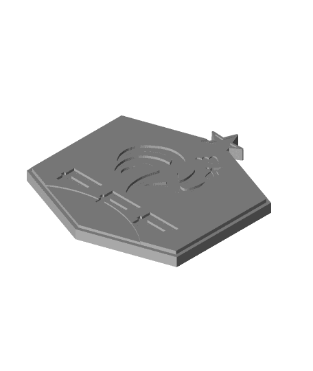 France national football team coaster or plaque 3d model