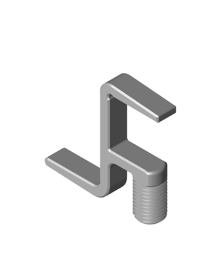 Yet Another Headphone Hanger 3d model