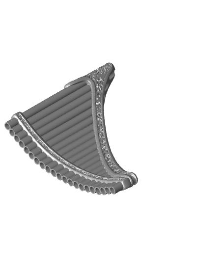 Pan Flute 3d model