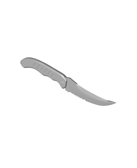 Flip knife CSGO 3d model