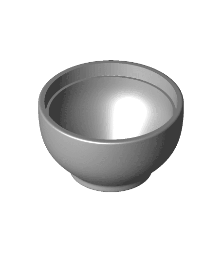 Ramen Noodle Bowl Secret Tray 3d model