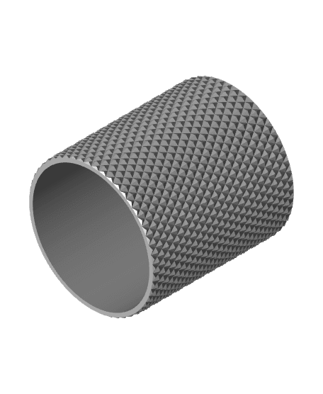 diamond knurled Koozie 3d model