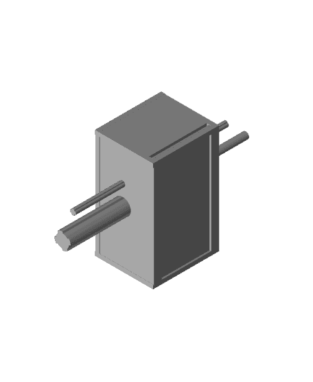 Mechanical counter 3d model