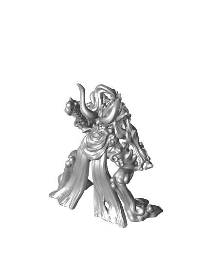 Dread Knight - Large Monster - PRESUPPORTED - Hell Hath No Fury - 32mm Scale  3d model