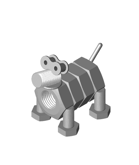 dog.stl 3d model