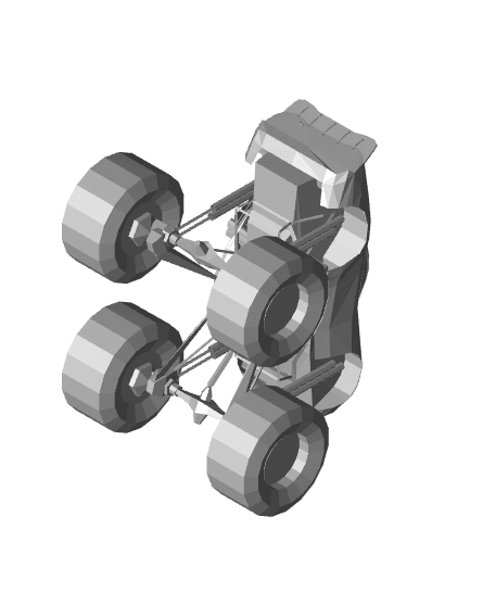 Lightning Monster 3d model