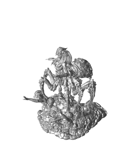 Aranea - Drider of Lolth -  PRESUPPORTED - Illustrated and Stats - 32mm scale 3d model