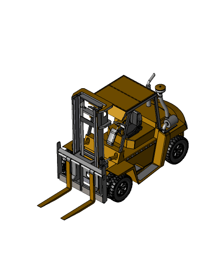 Forklift 3d model