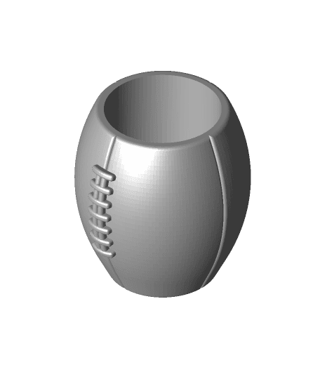 Football Koozie 3d model