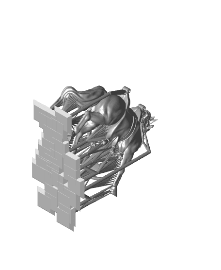 Modular Brightwood Rider 3d model