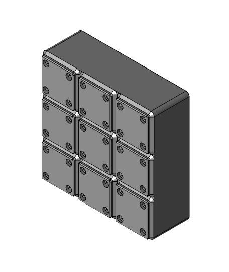 Gridfinity Dremel Bit Caddy 3d model