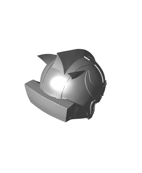 Black Death Ranger Helmet 3d model