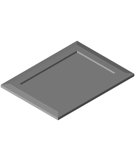 4x6 Picture Frame Template.stl 3d model