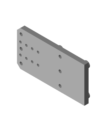 HMG7.3 E3 Rear Fan Box X Carriage Tall Back.stl 3d model