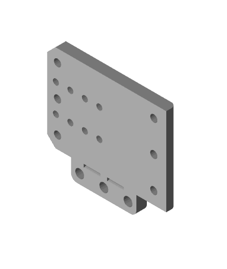 HMG7.3 HyperCube-BLV Style Box X Carriage Short Back.stl 3d model