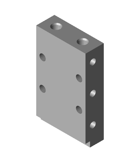 HMG7.3 Voron Style MGN12-C Voron Endstop Box X Carriage Top.stl 3d model