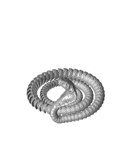 Articulated Cobra + Pencil Holder 3d model