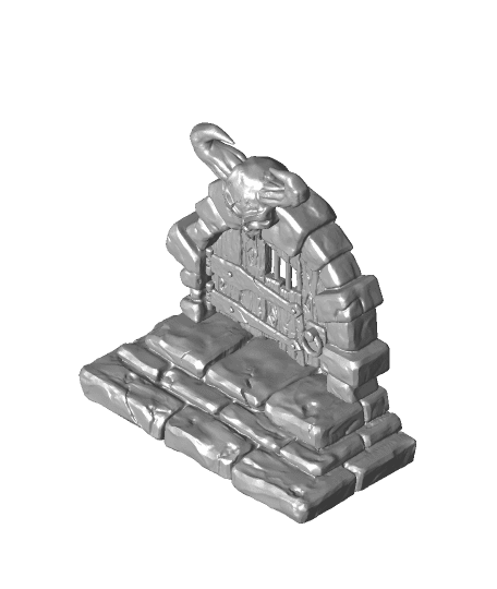 dungeon door decimated hope it works.stl 3d model