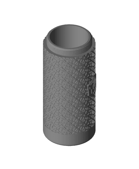 Storage Container / Jar - Cylindrical - Abstract 3d model