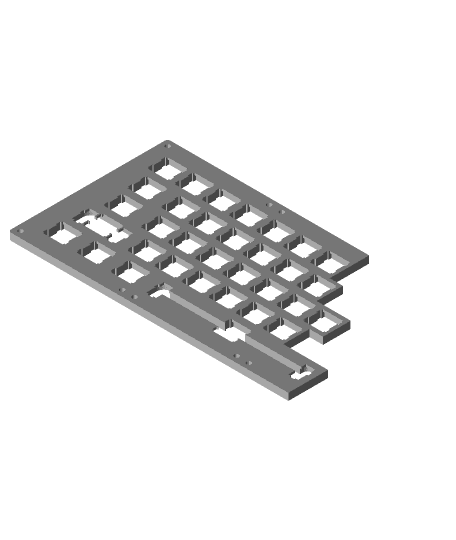 MECHANICAL KEYBOARD - 68 KEY - 65% 3d model