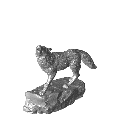 Howling Wolf 3d model