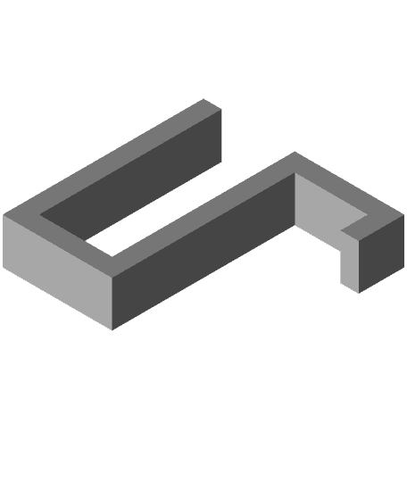 Headset_hook_1 sided v2.stl 3d model