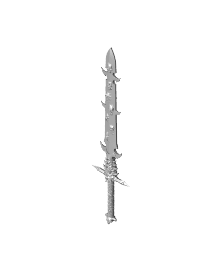 40K Abaddon's Soul Sword 3D STL File 3d model