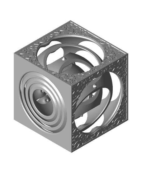 Heat Cube - Fidget toy 3d model