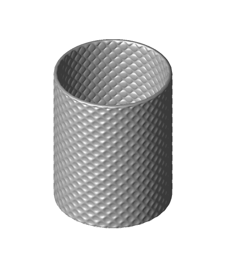 quilted vase 3d model