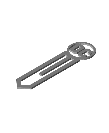 Bookmark DC.stl 3d model