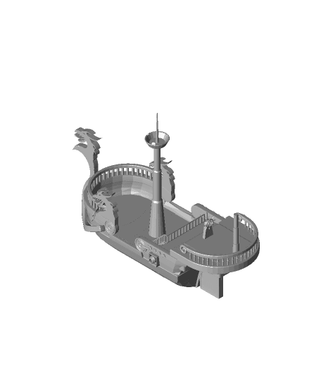 Old Sailing Ship 3d model