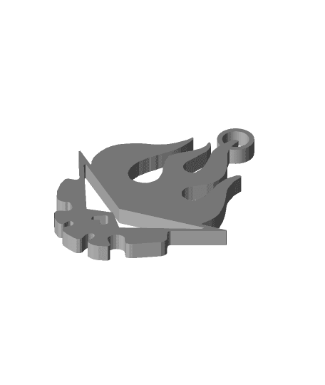 Gurren Lagann keychain.stl 3d model