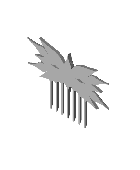 Hairpin-Flower 3d model