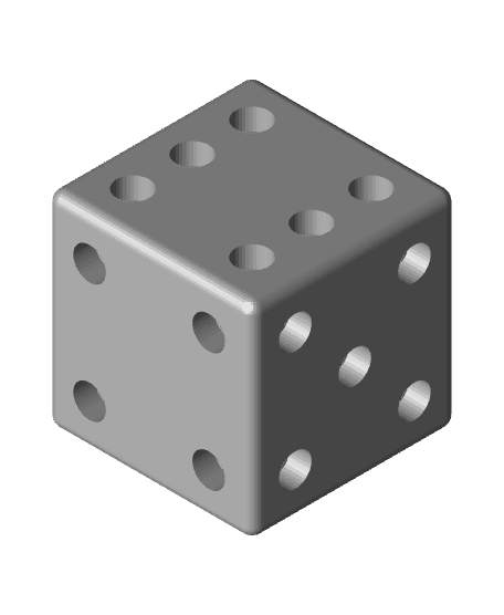 Simple Die 3d model