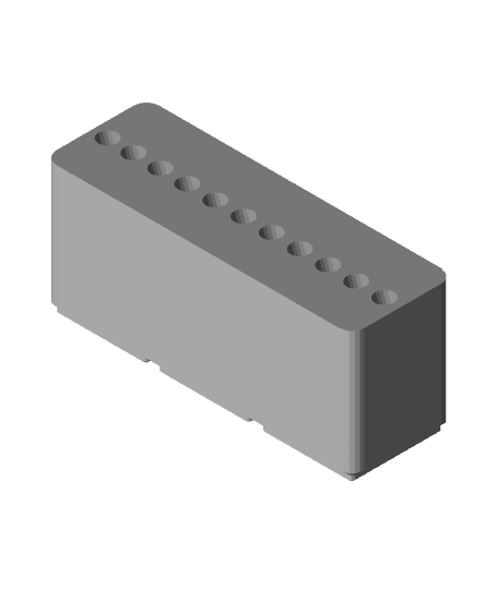 Gridfinity 3x1 Spade Bit HolderV2.stl 3d model