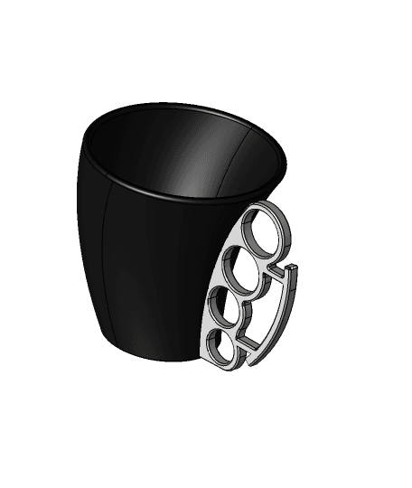 Brass Knuckle MUG 3d model