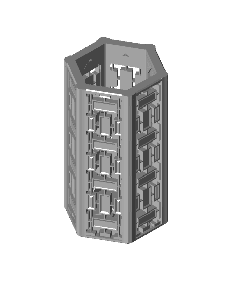 Rectangular panel (Interchangeable Vase) 3d model