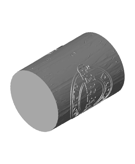 Dad’s Garage Beer Can Holder 3d model