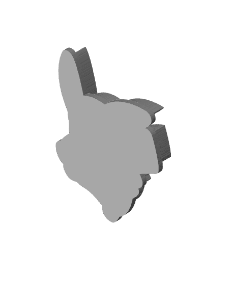 Pokemon Cookie Cutter - Pikachu (Free) 3d model