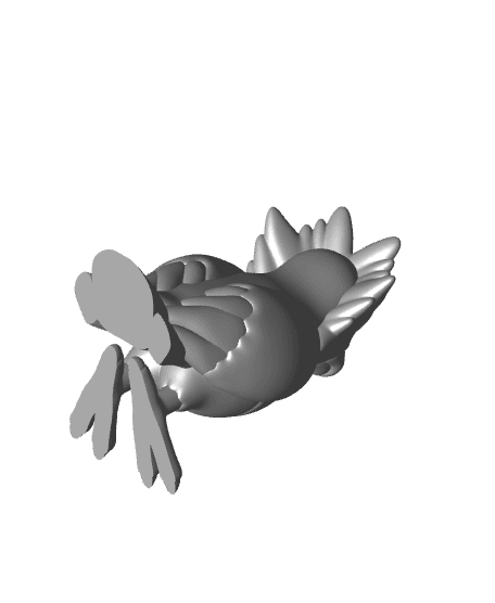 Spearow (Easy Print No Supports) 3d model