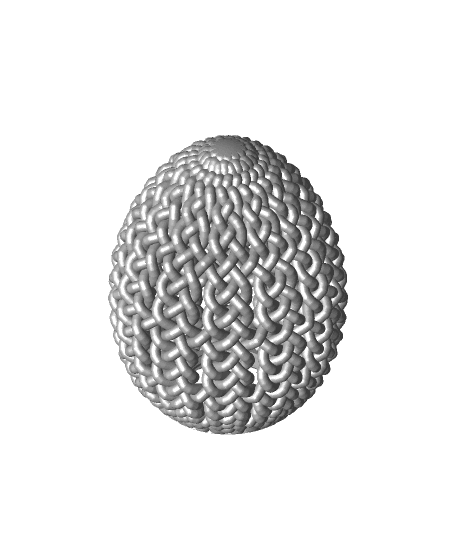 Lattice Easter Egg (Celtic Knot) 3d model