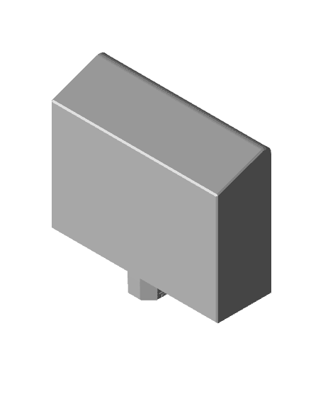 25x75x50 20deg sloped front bin v6.stl 3d model